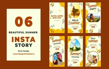 Beautiful Summer Instagram Story After Effects Template