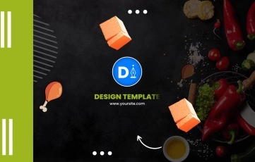 Food Logo Reveal After Effects Template