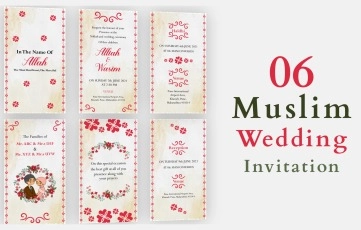 After Effects Muslim Wedding Invitation Template