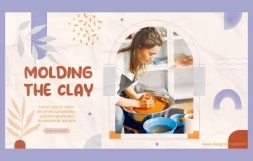Clay Molding Slideshow After Effects Templates