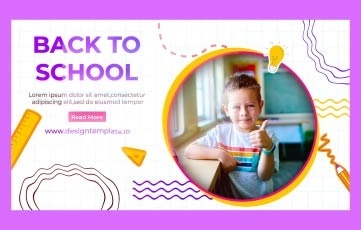 School Slideshow After Effects Templates