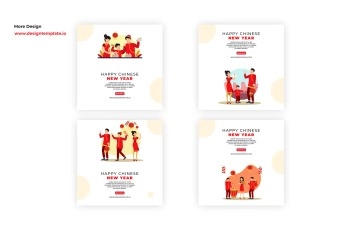 Chinese New Year Instagram Post After Effects Template