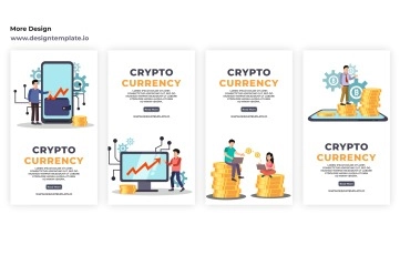 Crypto Currency Animation Instagram Story After Effects Template