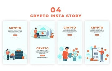 Crypto Animation Instagram Story After Effects Template