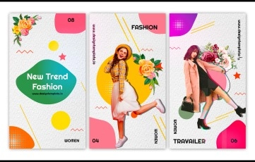 New Trend Fashion Instagram Story After Effects Template