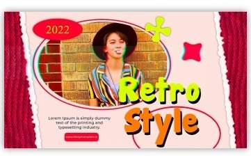 Retro Color Slideshow After Effects Templates