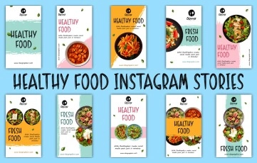 Tasty Food Instagram Stories After Effects Templates