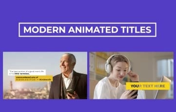 Modern Animated Titles