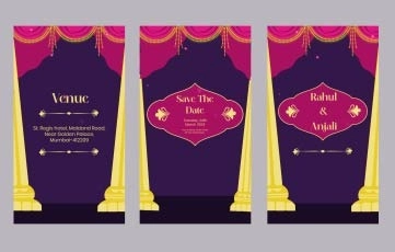 Indian Sangeet Festival Instagram Story After Effects Template