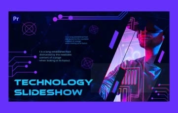 Tech Slideshow For Premiere Pro Template