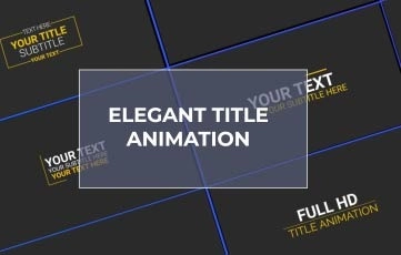 Elegant Title Animation