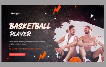 After Effects Template Basketball Slideshow