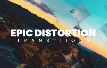 New After Effects Epic Distortion Transitions Pack