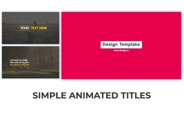 Simple Animated Titles