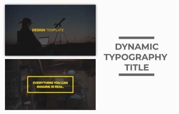Dynamic Typography Title