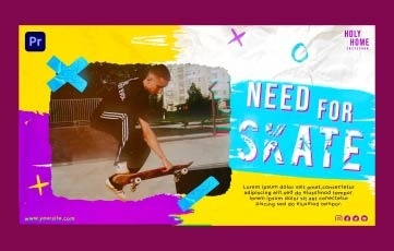 Skating Slideshow Premiere Pro Template