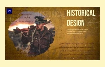 Historical Slideshow Premiere Pro Template Flexible and Professional
