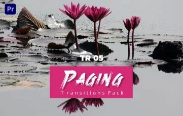 Paging Transitions Pack Premiere Pro Template