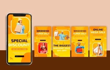 Fashion Sale Instagram Story After Effects Template 1