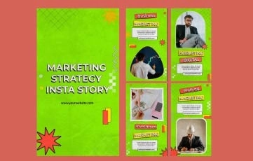 Marketing Strategy Instagram Story After Effects Template 1