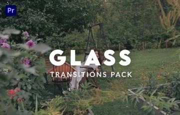 Glass Transitions Pack Premiere Pro Template