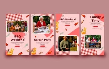 Realistic Family Party Instagram Story After Effects Template