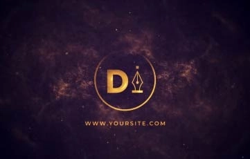 Gold Particle Logo Reveal After Effects Templates