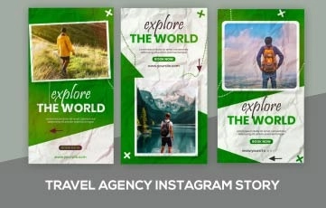Travel Agency Instagram Story After Effects Template