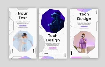 Tech Instagram Story After Effects Template