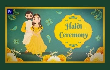 Haldi Ceremony Invitation Premiere Pro Templates