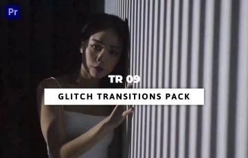 Design Art Glitch Transitions Pack Premiere Pro Template