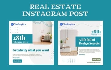 Real Estate Instagram Post After Effects Template