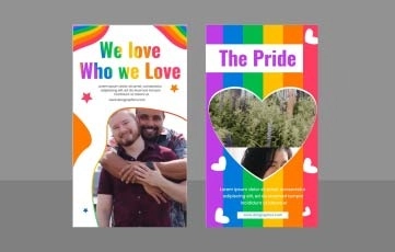 Pride Day Instagram Story After Effects Template