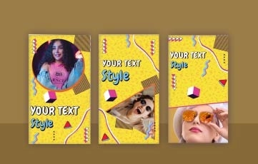 Retro Instagram Story After Effects Templates