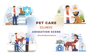 After Effects Template For Pet Care Clinic Animations