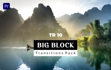 Big Block Transitions Pack Premiere Pro Template