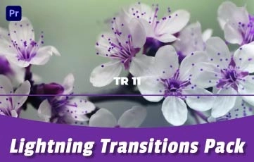 Lightning Transitions Pack Premiere Pro Template