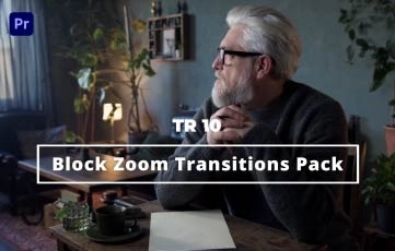 Block Zoom Transitions Pack Premiere Pro Template