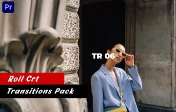Roll Crt Transitions Pack Premiere Pro Template