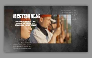 Historical Slideshow For After Effects Template