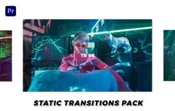 Static Transitions Pack Premiere Pro Template