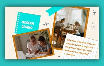 School Education Slideshow After Effects Template