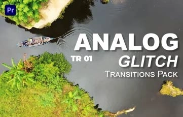 Analog Glitch Transitions Pack Premiere Pro Templates And Presets
