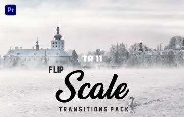 Flip Scale Transitions Pack Premiere Pro Template