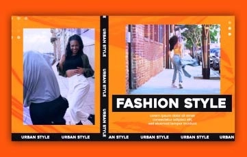 Urban Style Fashion Promo After Effects Template