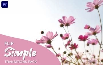 Flip Simple Transitions Pack Premiere Pro Template