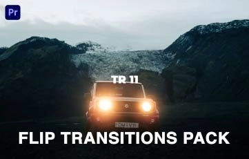 Best Flip Transitions Pack Premiere Pro Template