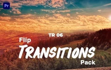 Flip Slide Transitions Pack Premiere Pro Template