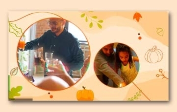Thanks Giving After Effects Slideshow Template