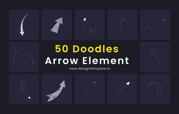Doodles Arrow Element After Effects Template